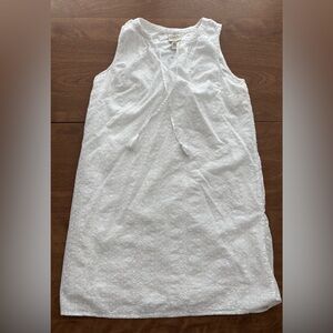 St. John's Bay White Embroidered Mini dress